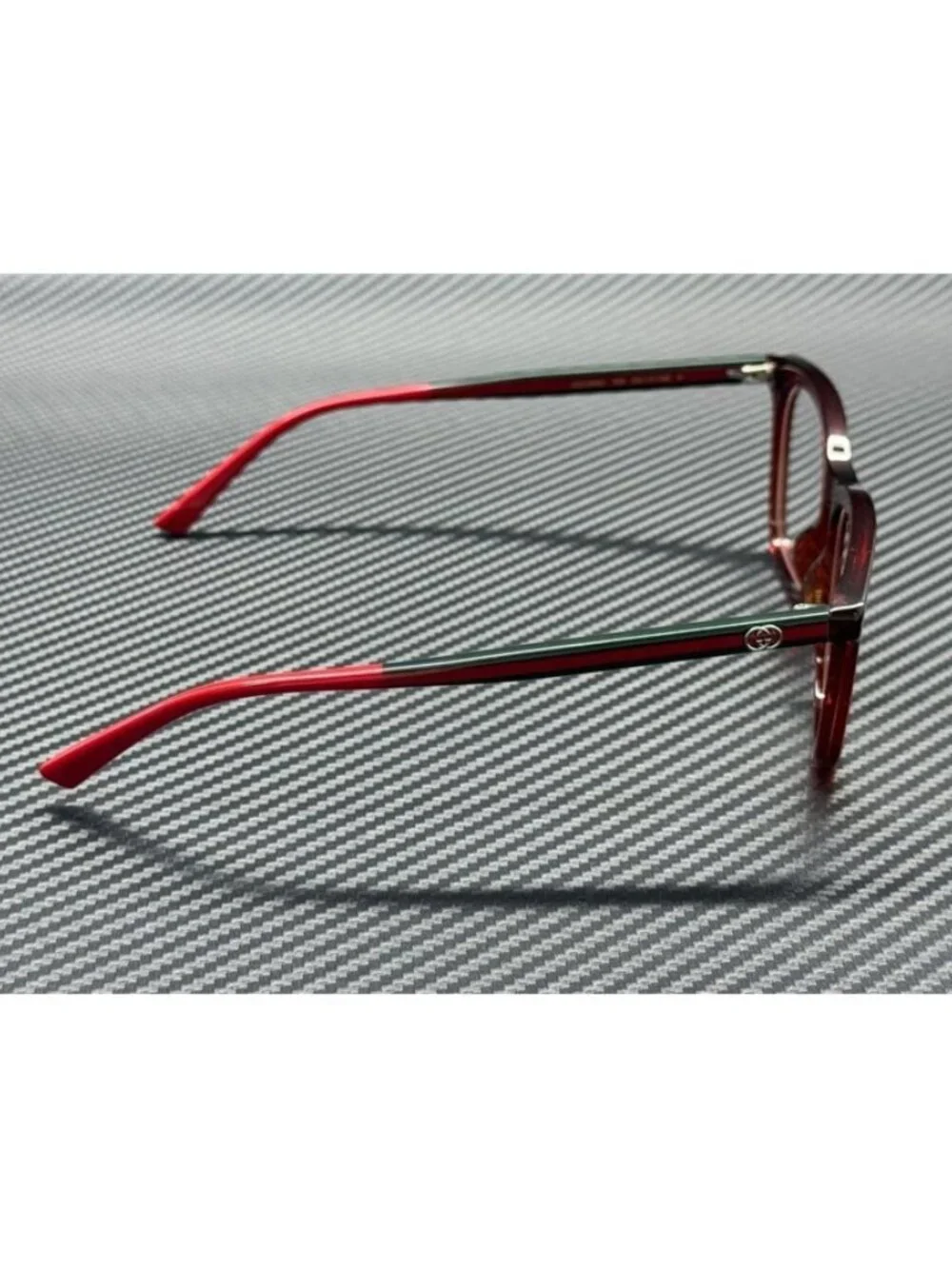 New Gucci Women Burgundy Green Eyeglasses 53-17-145